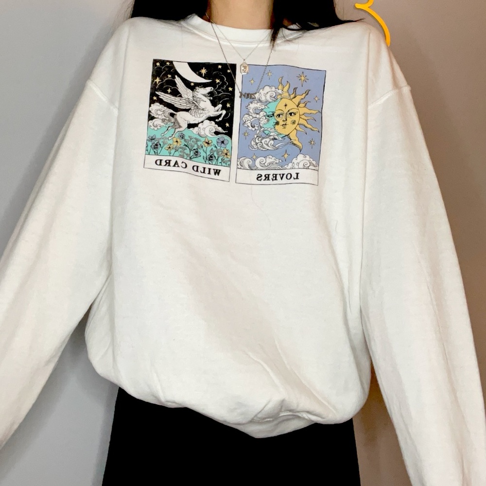 Pacsun white crewneck sweatshirt. Size medium.
